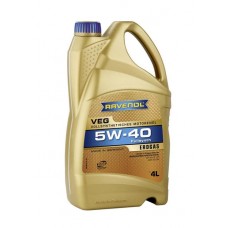 VEG SAE 5W-40 синтетическое моторное масло для газовых двигателей